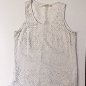 SOLD Eyelet Tank Top